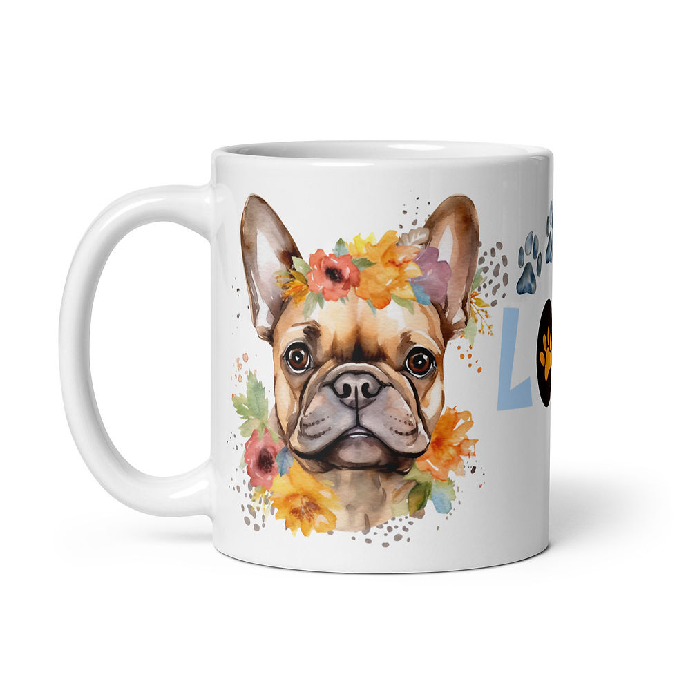 Thumbnail: Mug | 3 Sizes | Ceramic Glossy White | Frenchy Love