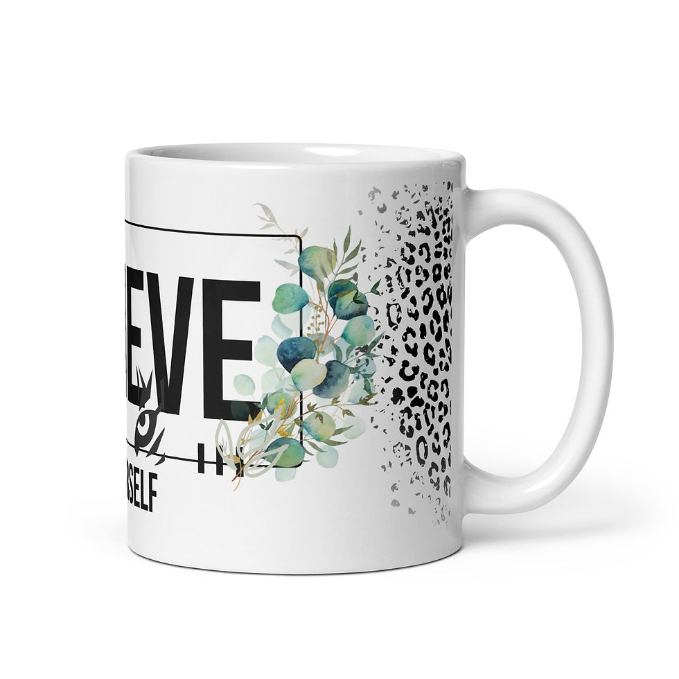 Thumbnail: Coffee Mug | 3 Sizes | Ceramic Glossy White | Believe in Yourself