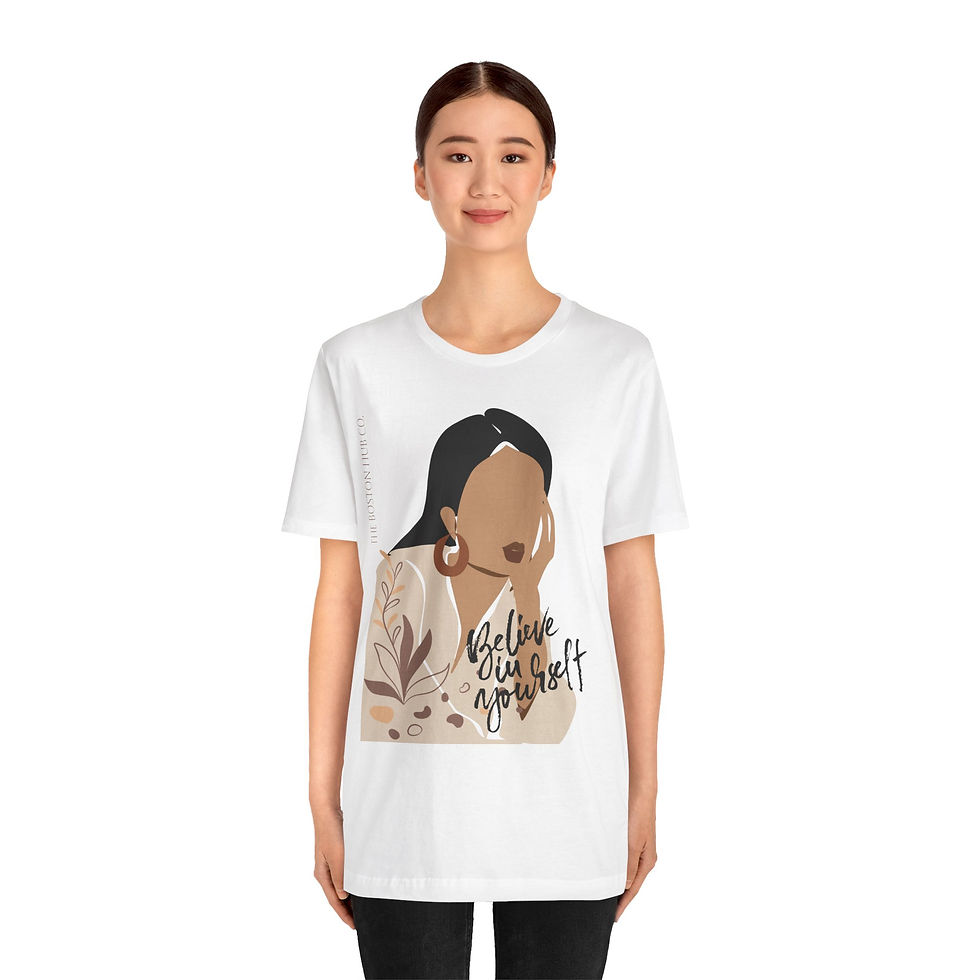 Thumbnail: T-Shirt | More Colors | Unisex | Sizes: XS - 5XL | Woman Believe In Yourself 2