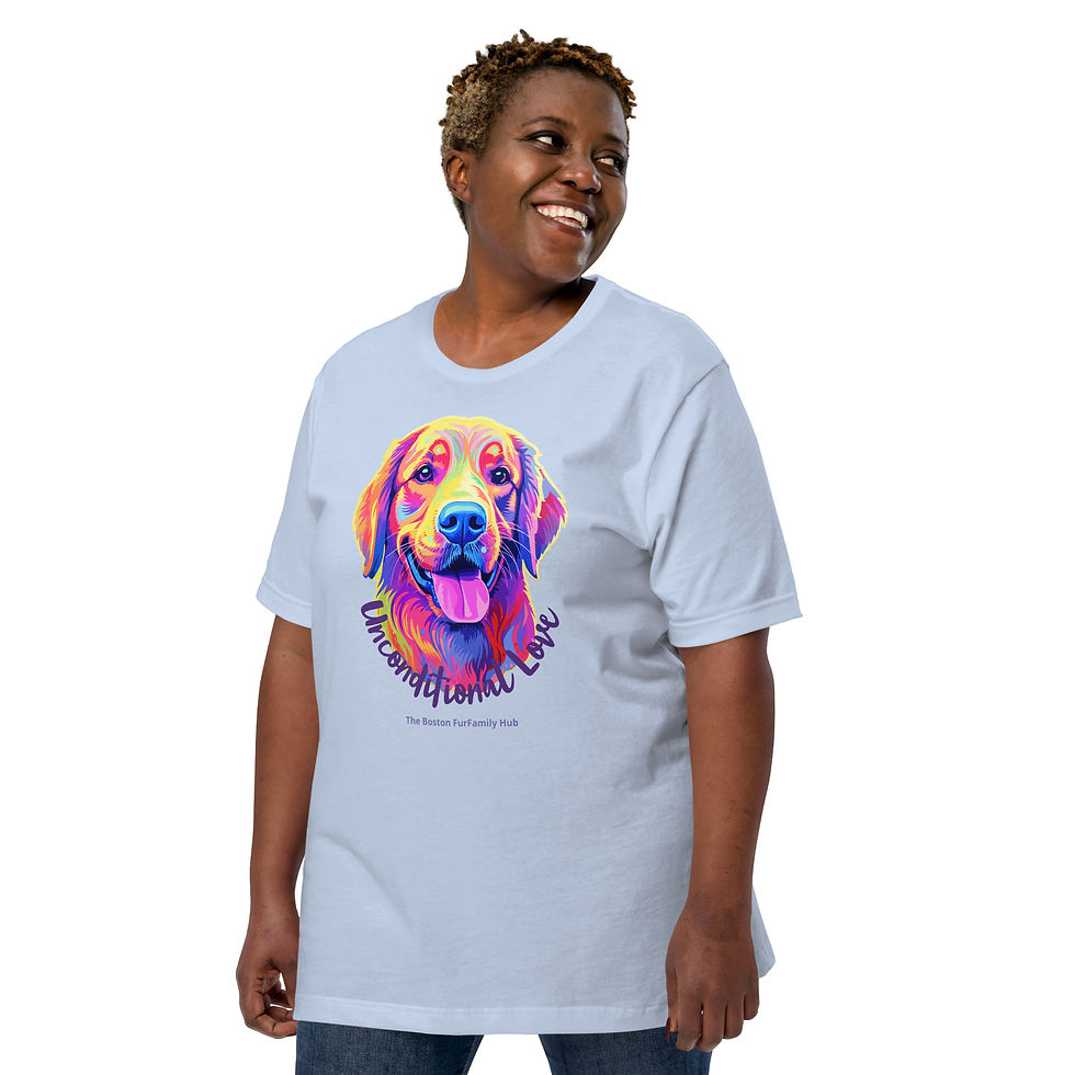Thumbnail: T-Shirt | 10 Colors | Unisex | Sizes: XS - 5XL | Labrador Unconditional Love