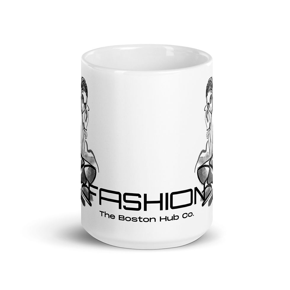 Thumbnail: Coffee Mug | 3 Sizes | Ceramic glossy White | Fashion Model