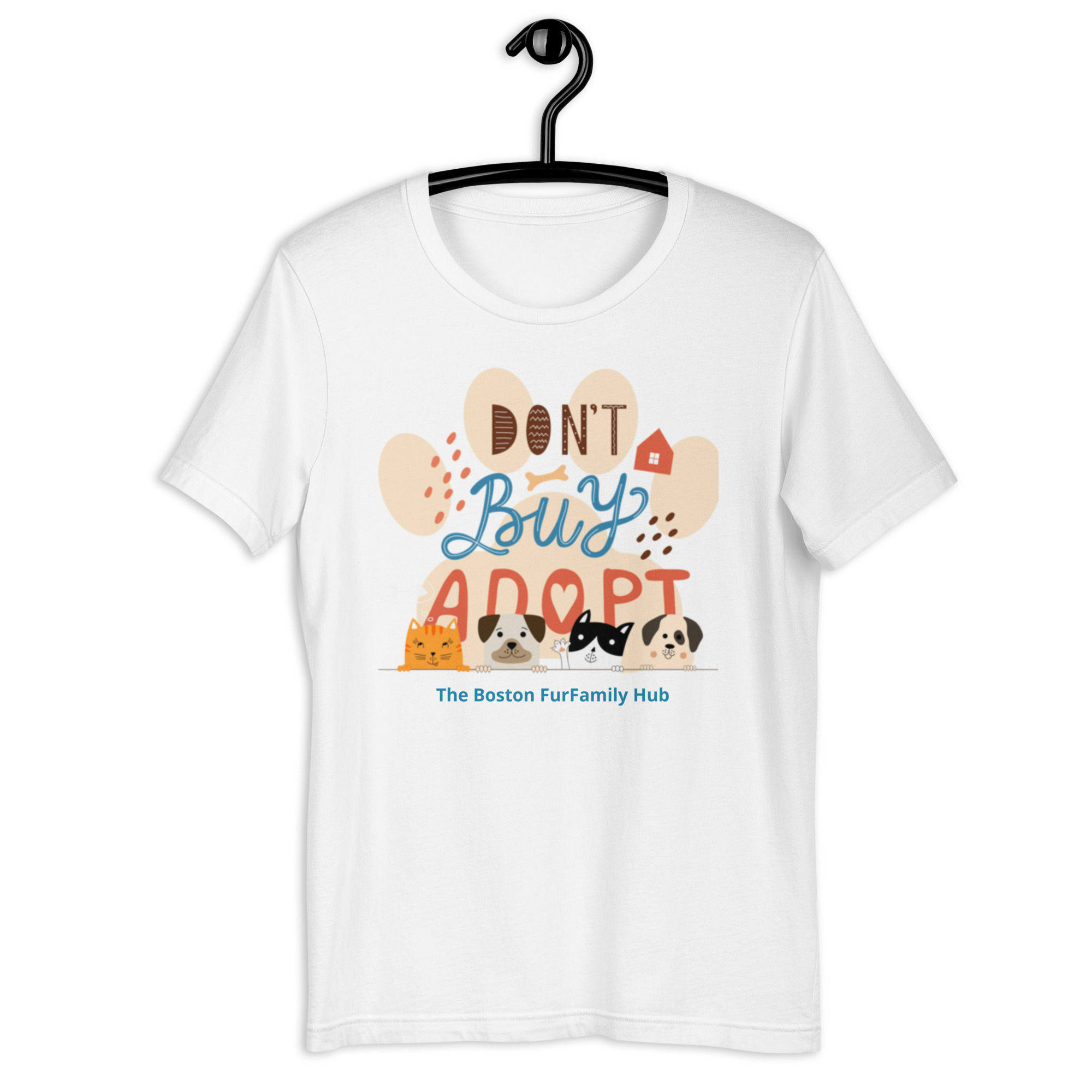 T-Shirt | 1 Color | Unisex |  Sizes: XS - 5XL | Don't Buy Adopt