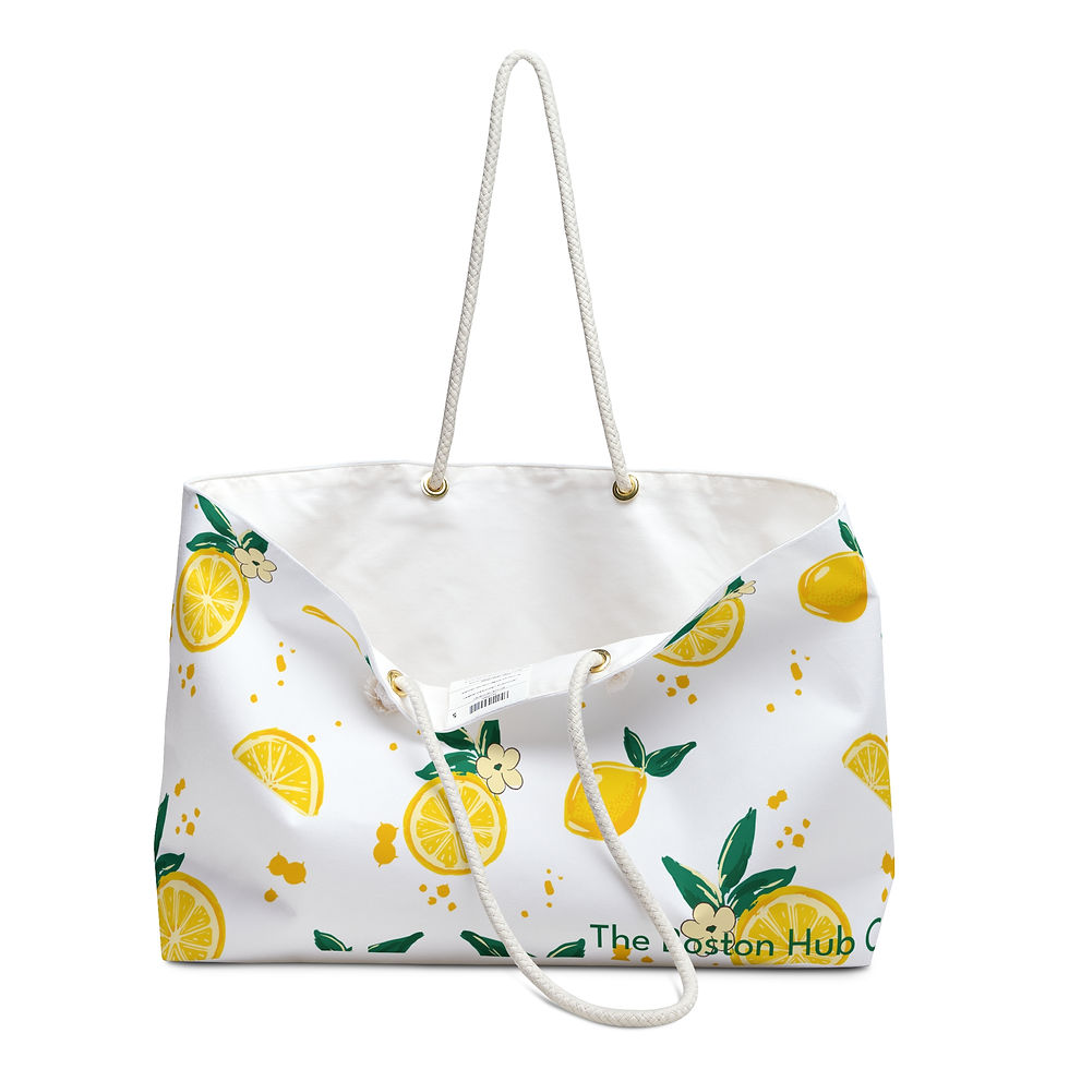 Thumbnail: Weekender Bag | 1 Size | White | Lemons Fiesta