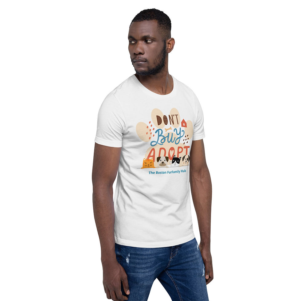 Thumbnail: T-Shirt | 1 Color | Unisex |  Sizes: XS - 5XL | Don't Buy Adopt