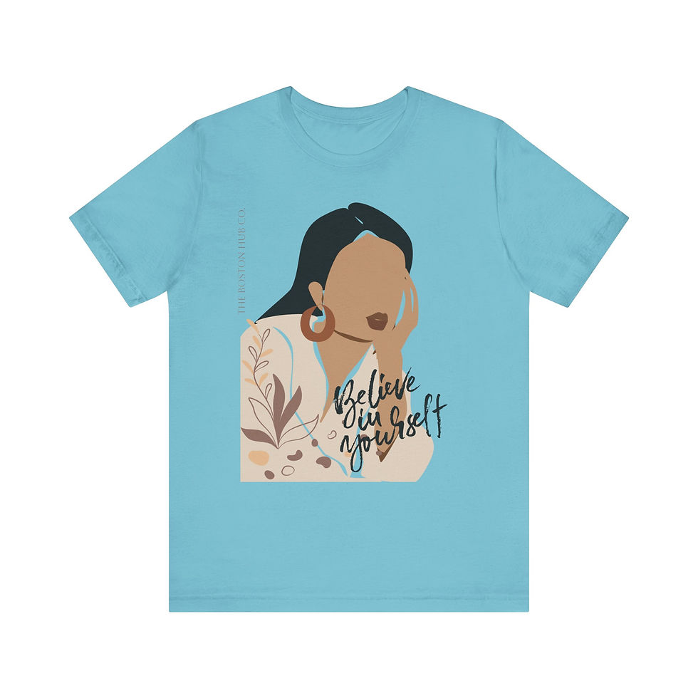 Thumbnail: T-Shirt | More Colors | Unisex | Sizes: XS - 5XL | Woman Believe In Yourself 2