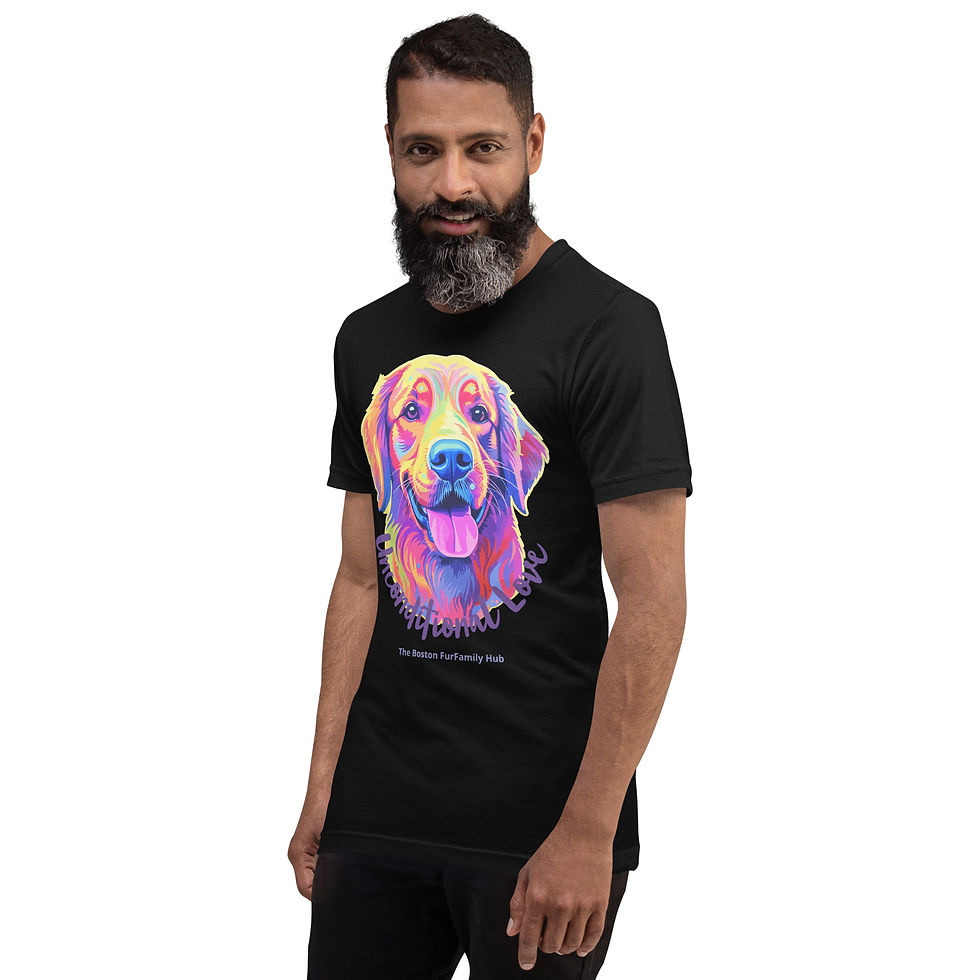 Thumbnail: T-Shirt | 10 Colors | Unisex | Sizes: XS - 5XL | Labrador Unconditional Love
