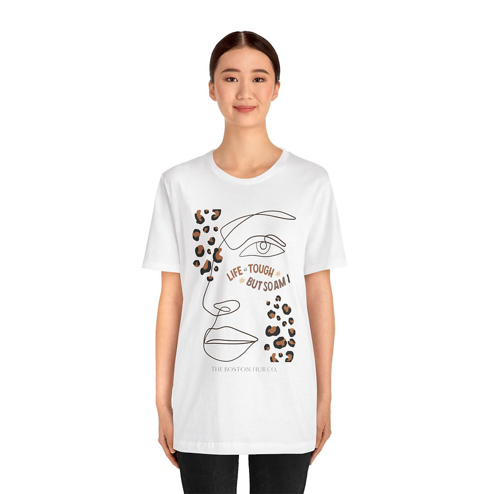 Thumbnail: T-Shirt | MORE Colors | Unisex | Sizes: XS - 5XL | Woman Face Line