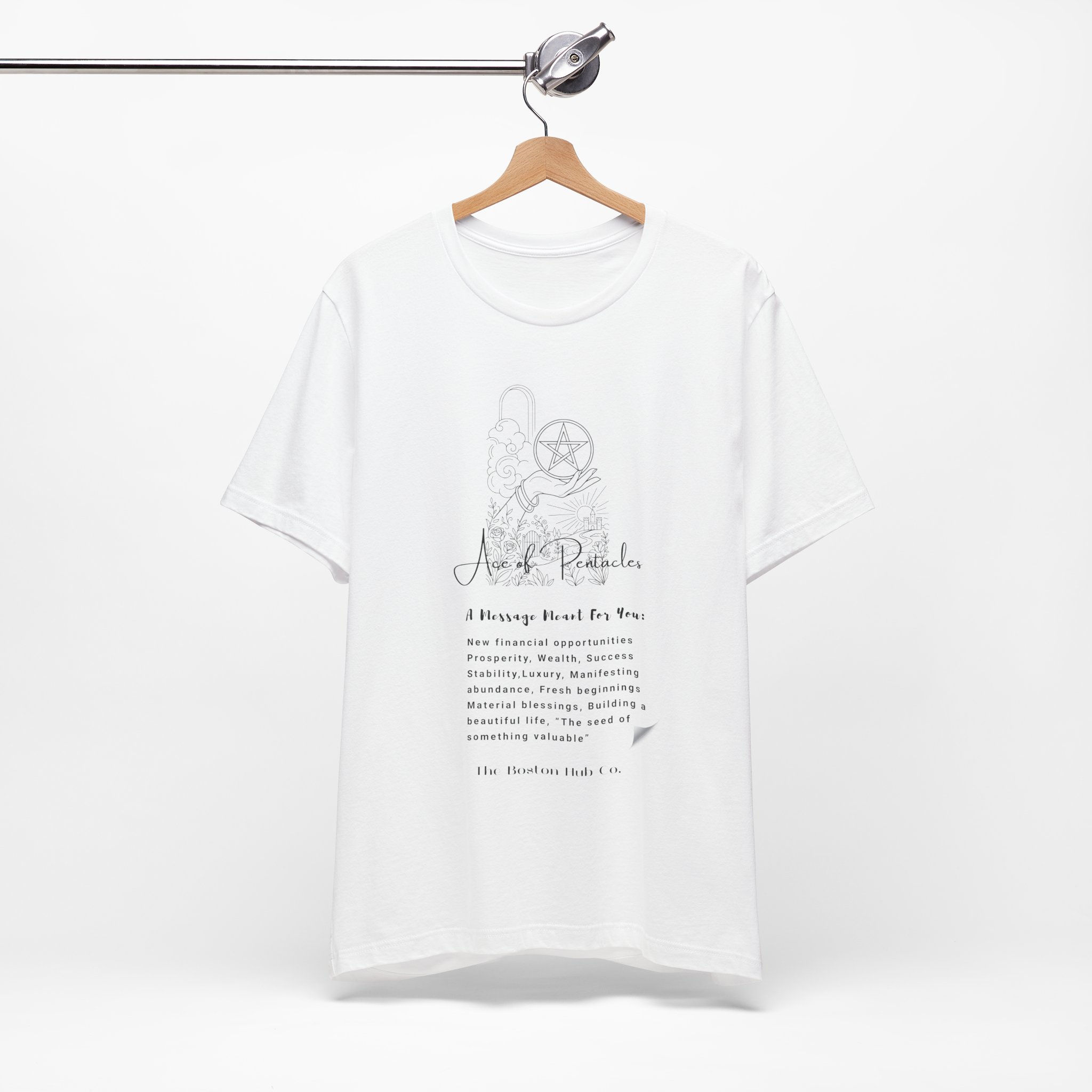 T-Shirt | MORE Colors | Unisex | Sizes: XS - 5XL | Message Ace of Pentacles
