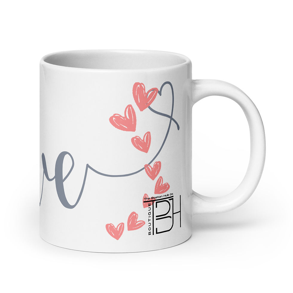 Thumbnail: Mug | 3 Sizes | Ceramic Glossy White | Husky Love