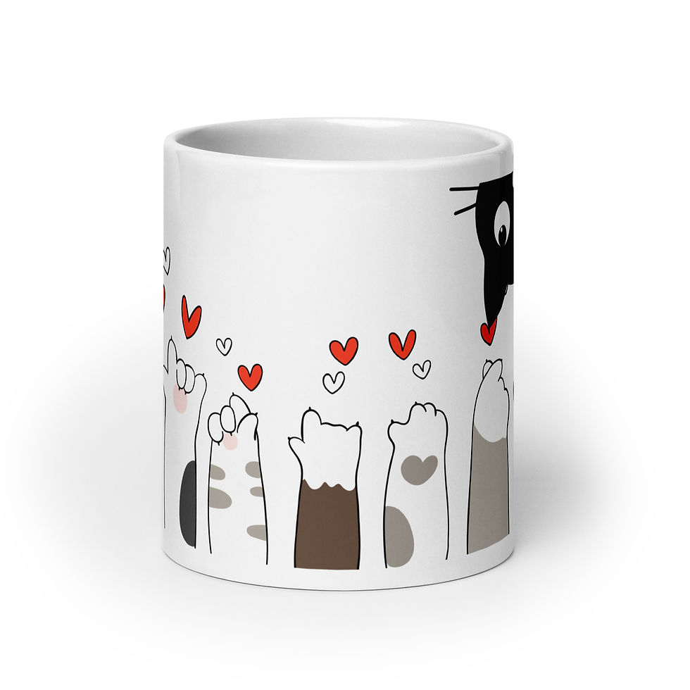 Thumbnail: Mug | 3 Sizes | Ceramic Glossy White | PURkaboo 