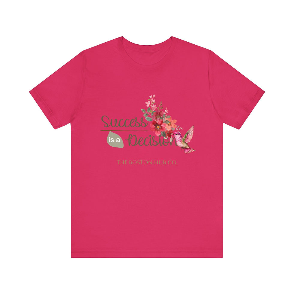 Thumbnail: T-Shirt | MORE Colors | Unisex | Sizes: XS - 5XL | Success Is a Decision