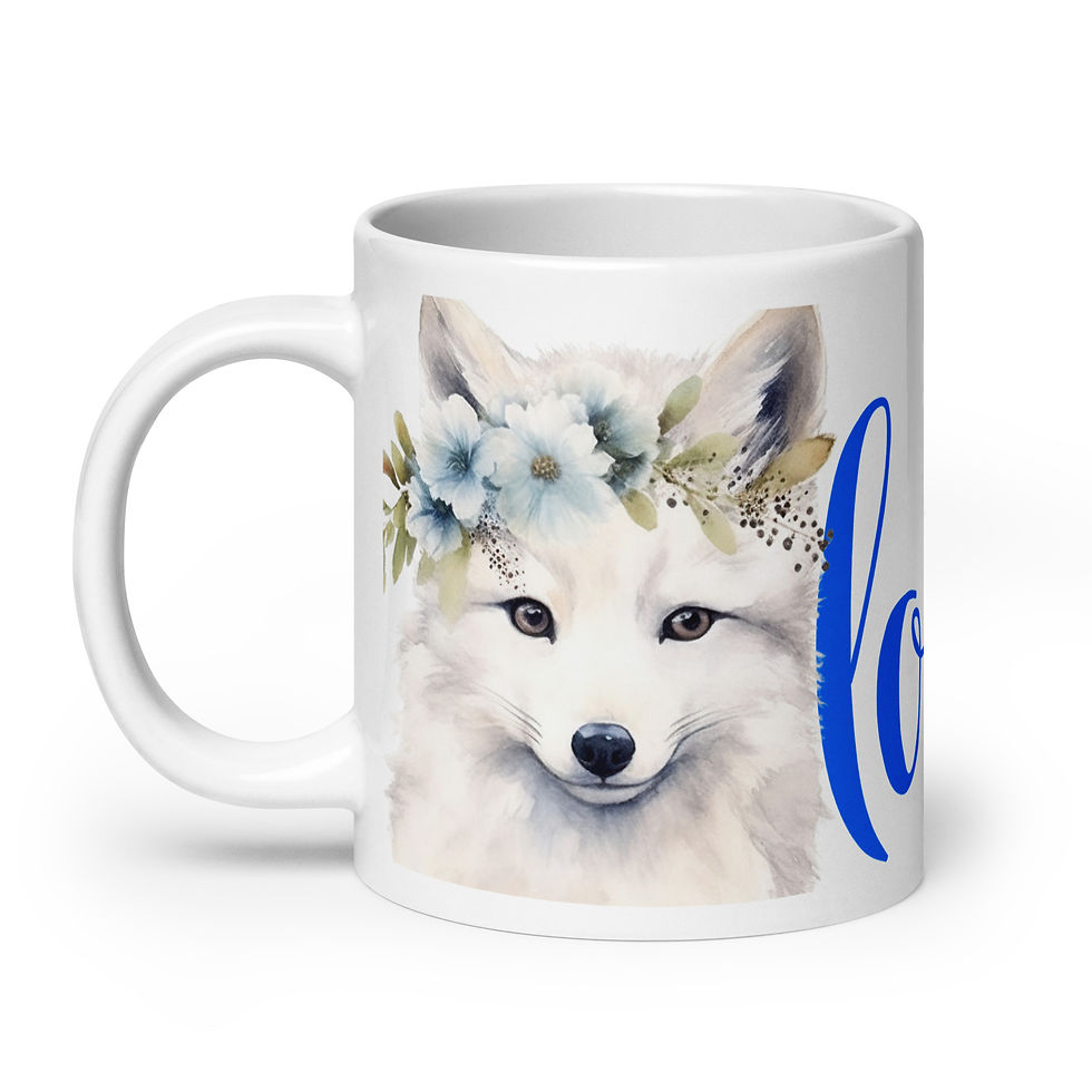 Thumbnail: Mug | 3 Sizes | Ceramic Glossy White | Siberian Love