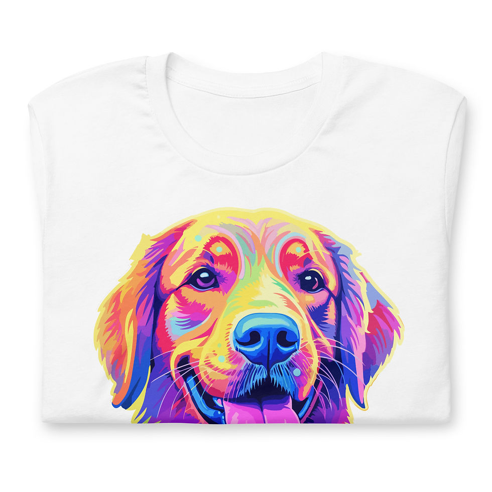 Thumbnail: T-Shirt | 10 Colors | Unisex | Sizes: XS - 5XL | Labrador Unconditional Love