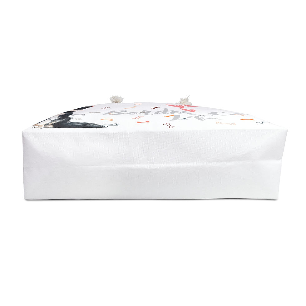 Thumbnail: Weekender Bag | 1 Size | White | Border Collie Life 🦴