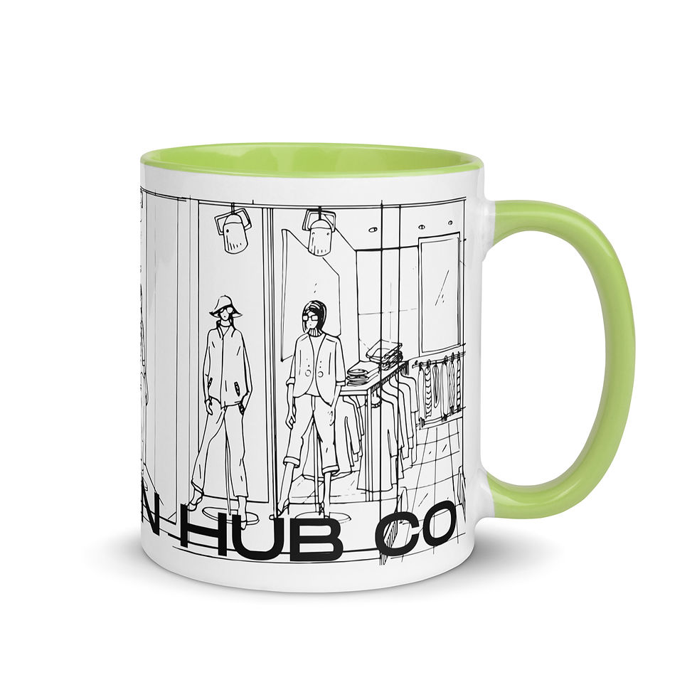 Thumbnail: Coffee Mug | 2 Sizes | Ceramic White w/ Interior Solid Color | Store Front
