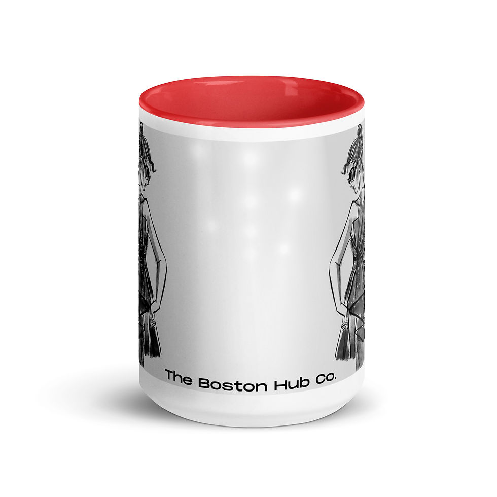 Thumbnail: Coffee Mug | 2 Sizes | Ceramic White w/ Interior Color | Runway