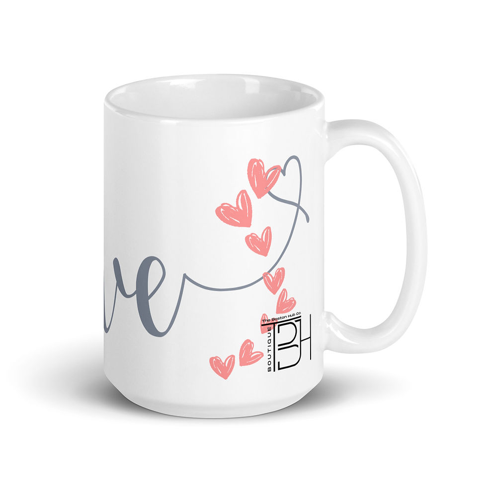 Thumbnail: Mug | 3 Sizes | Ceramic Glossy White | Husky Love