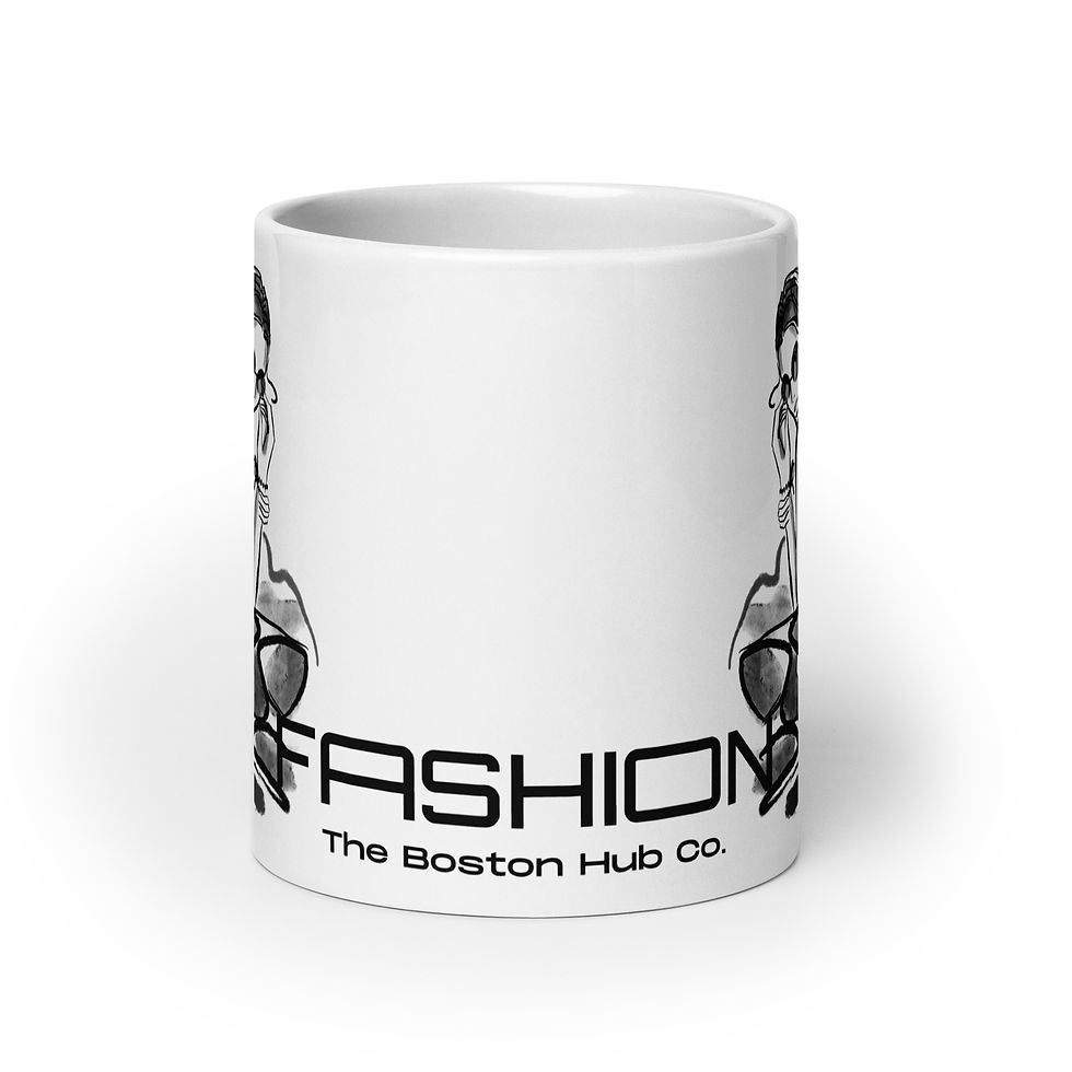 Thumbnail: Coffee Mug | 3 Sizes | Ceramic glossy White | Fashion Model