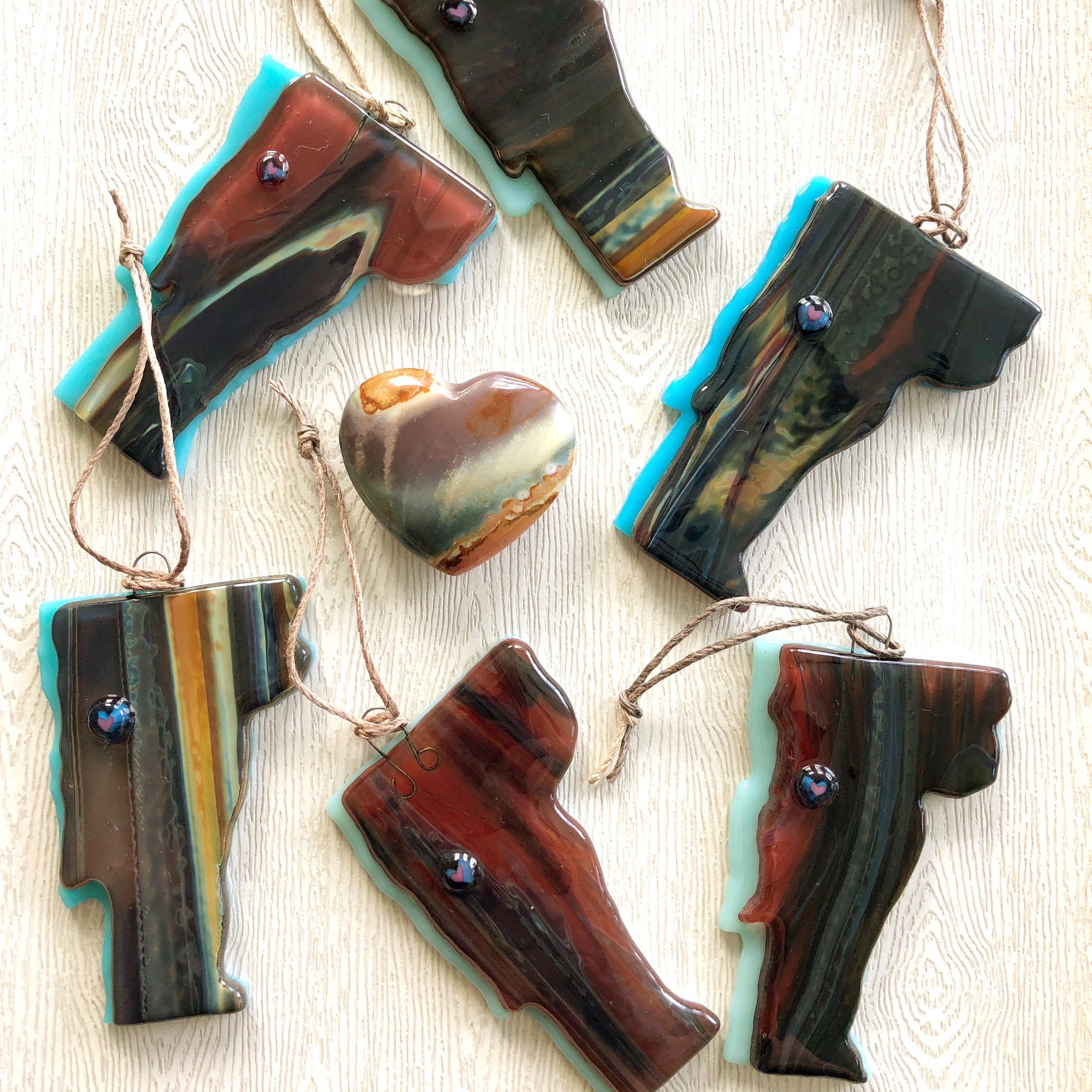 Vermont hanging ornament