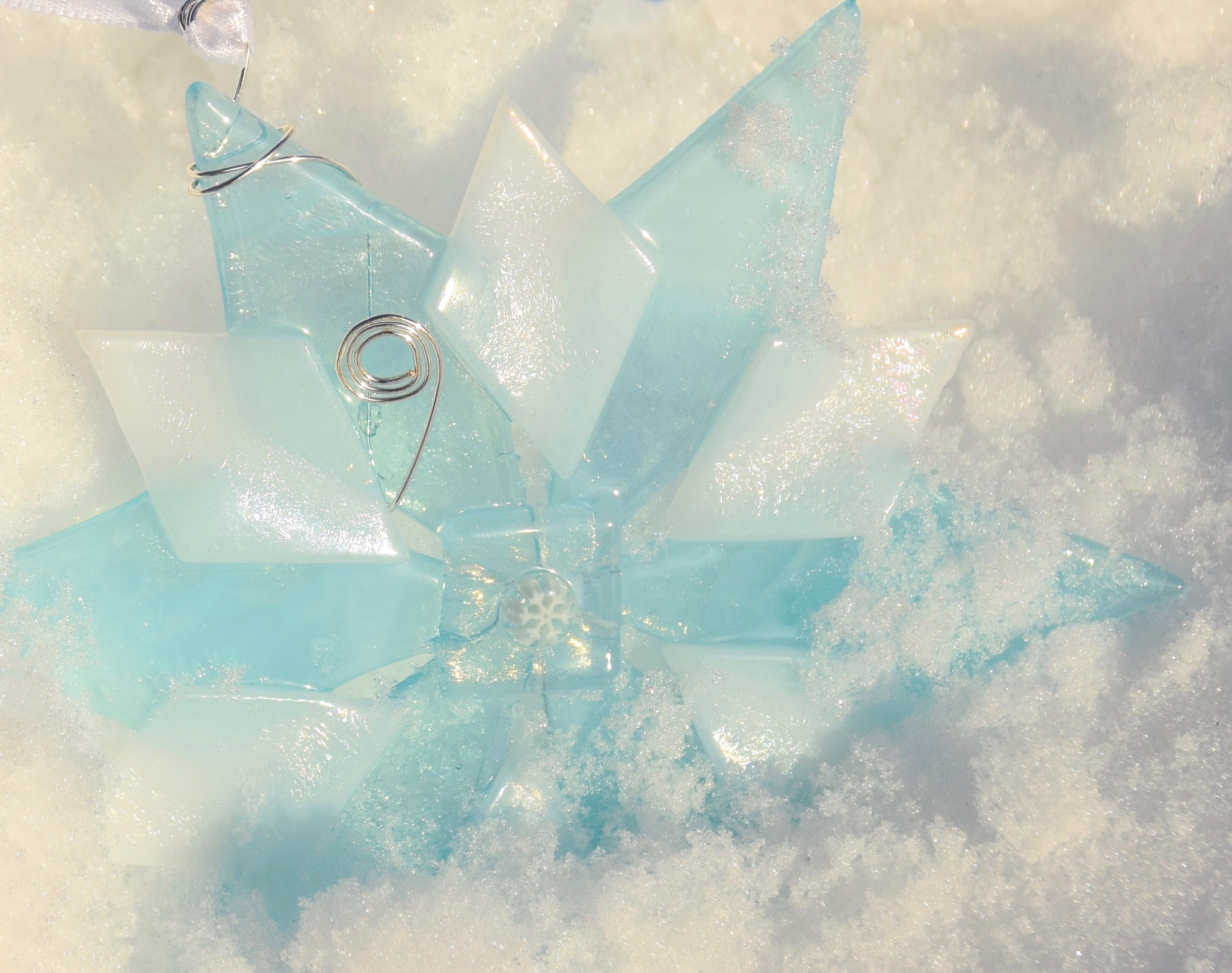 "Shimmer & Sparkle" snowflake