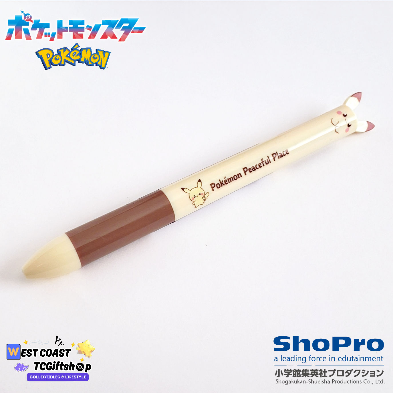 Pokémon Mimi Pen Poké Peace Pikachu [Black/Red] Ink Non-Gel