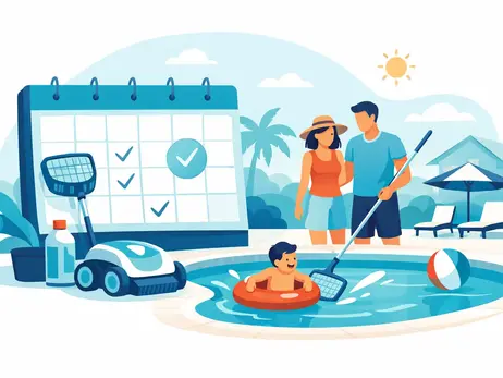 Best Pool Cleaning Schedule for Families