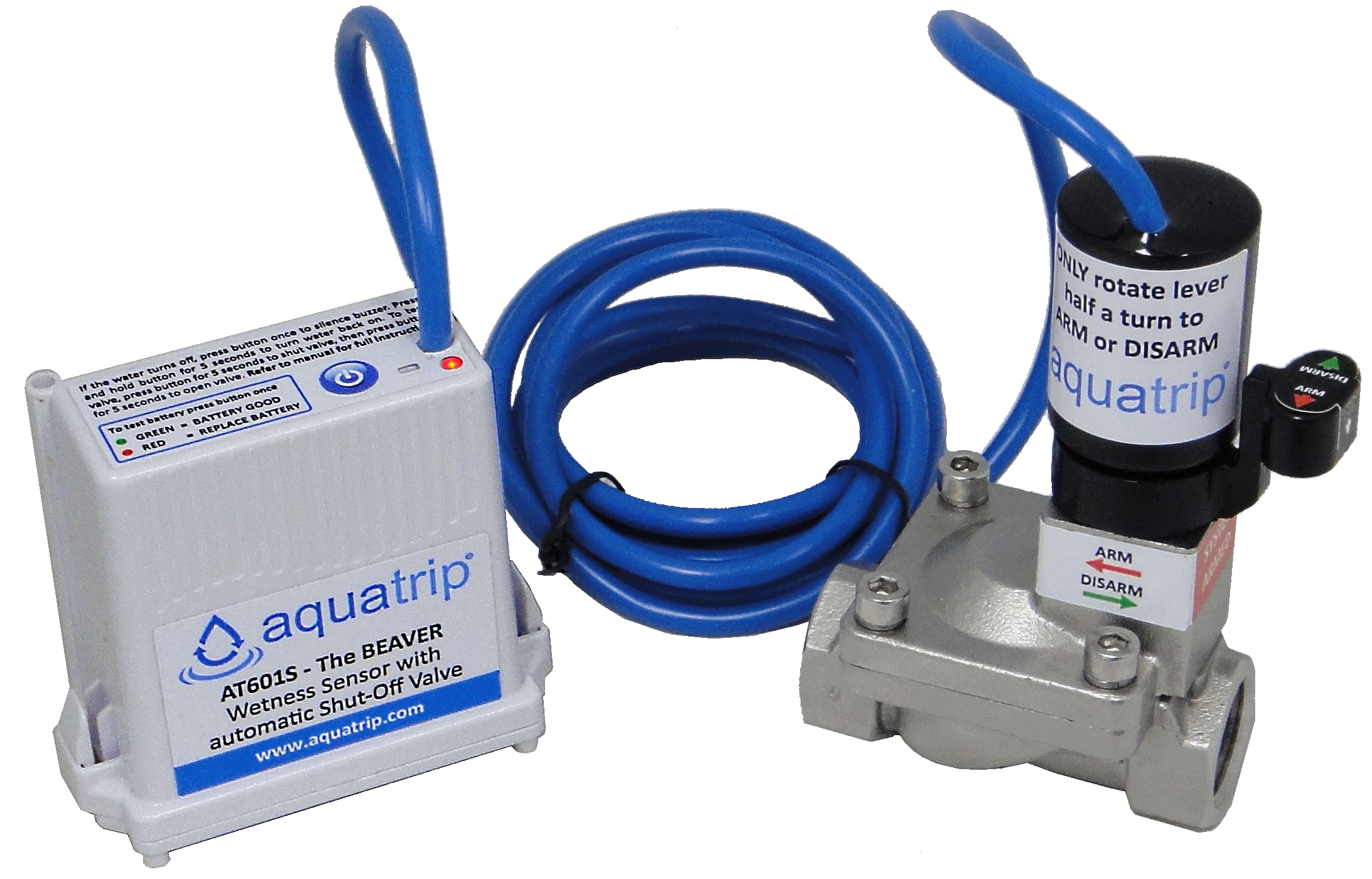 AT601 Wetness Sensor with automatic shutoff valve