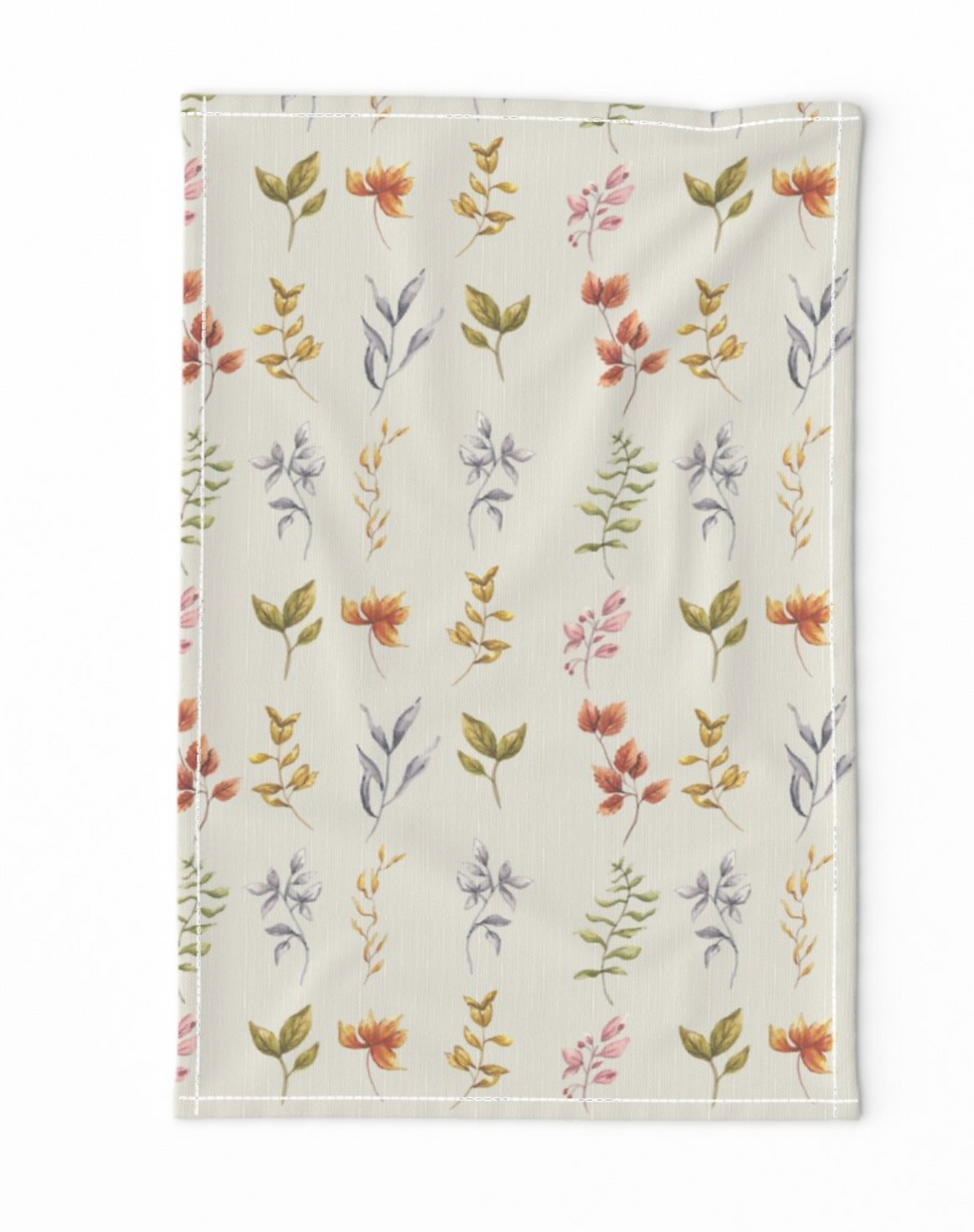 Vibrant Sprigs Dish Towel