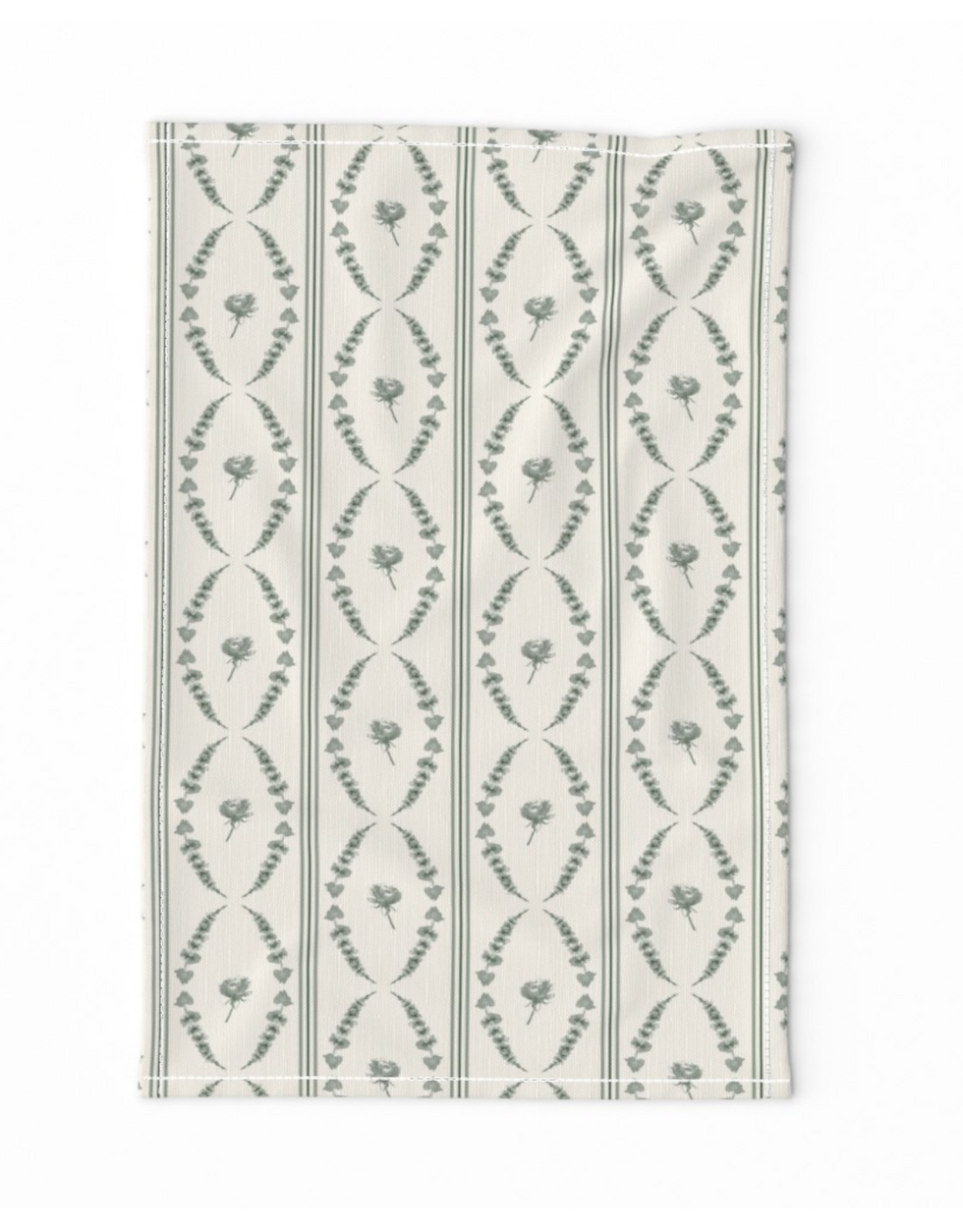 Thumbnail: English Rose and Foxglove Dish Towel