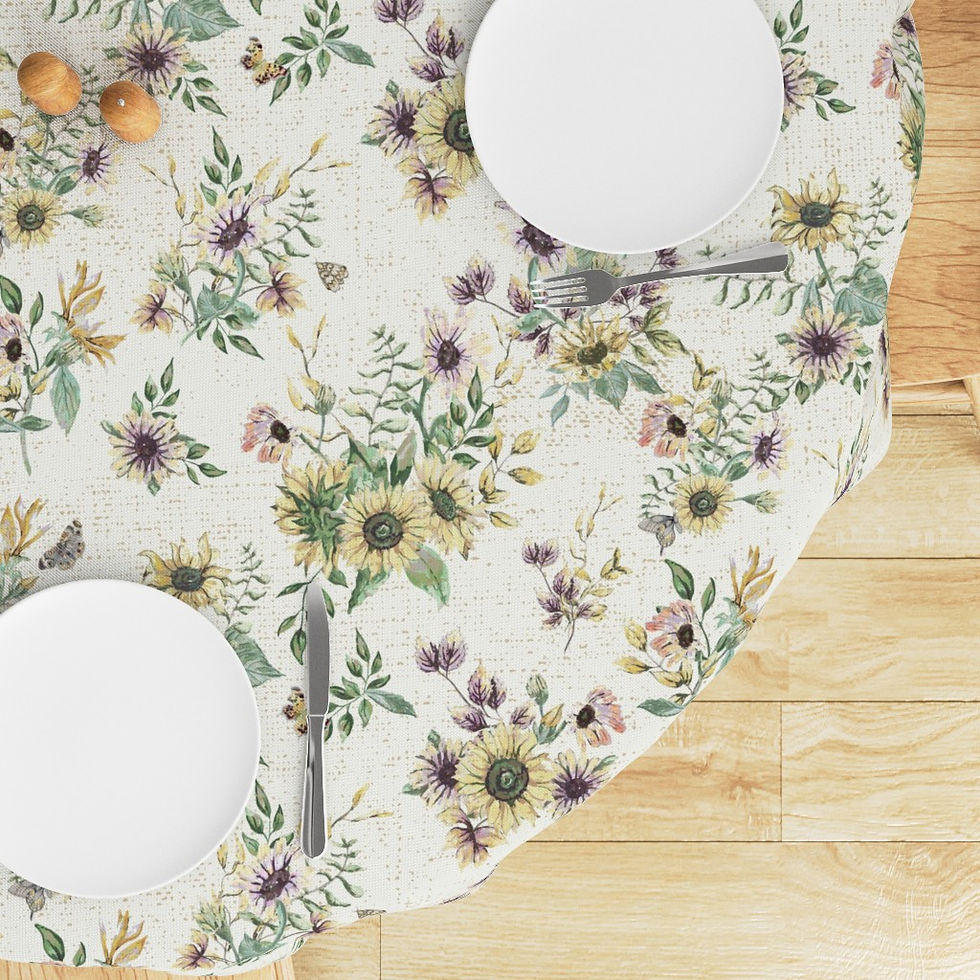 Thumbnail: Sweet Sunflowers Tablecloth