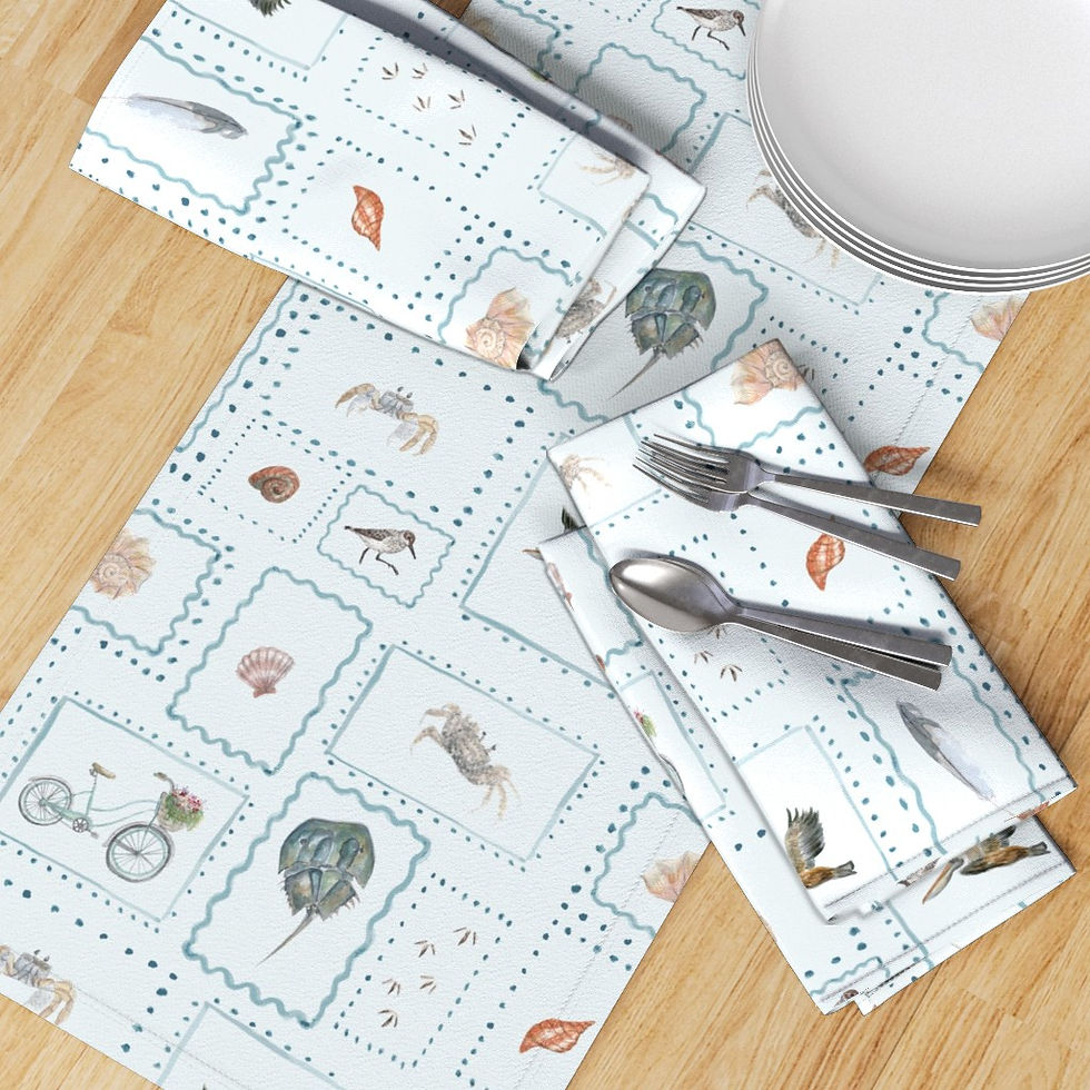 Thumbnail: Down the Shore Table Runner