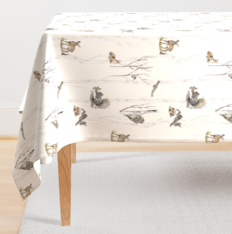 Thumbnail: Forest Friends: Full Animal Table Cloth