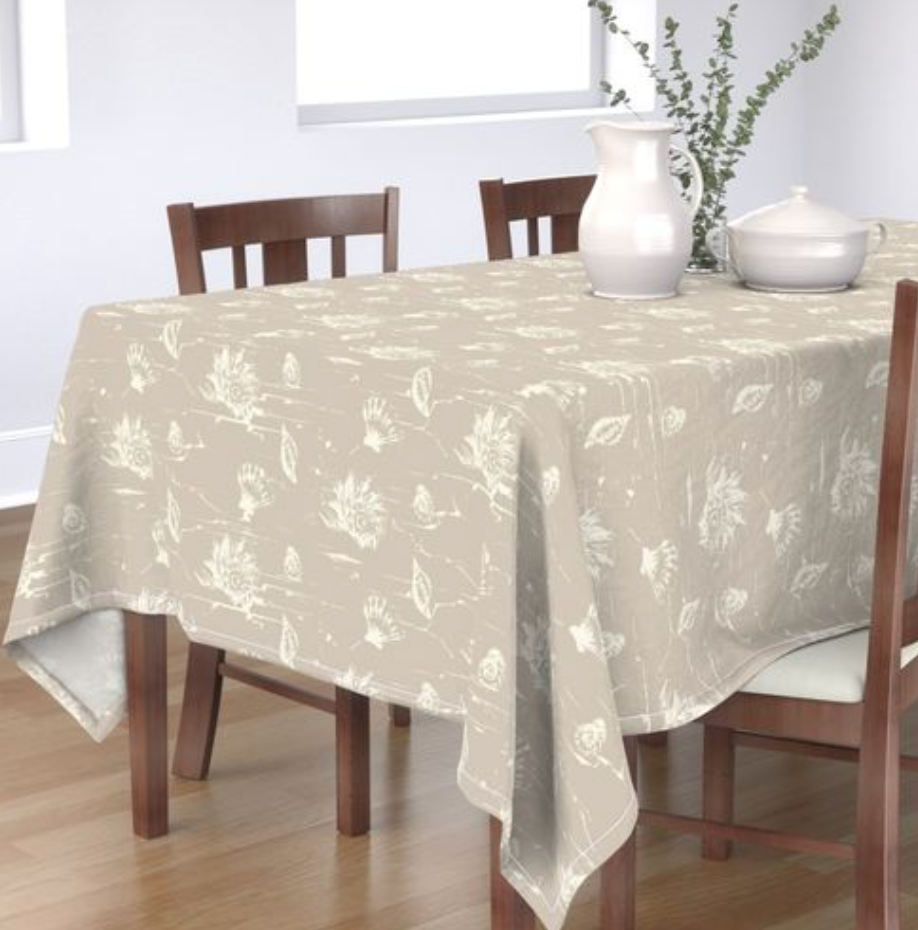 Thumbnail: Seashells by the Shore Tablecloth