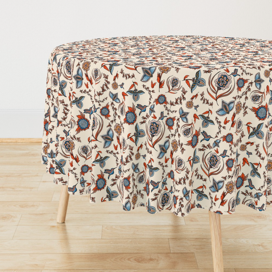 Thumbnail: Indian Hummingbirds Table Cloth