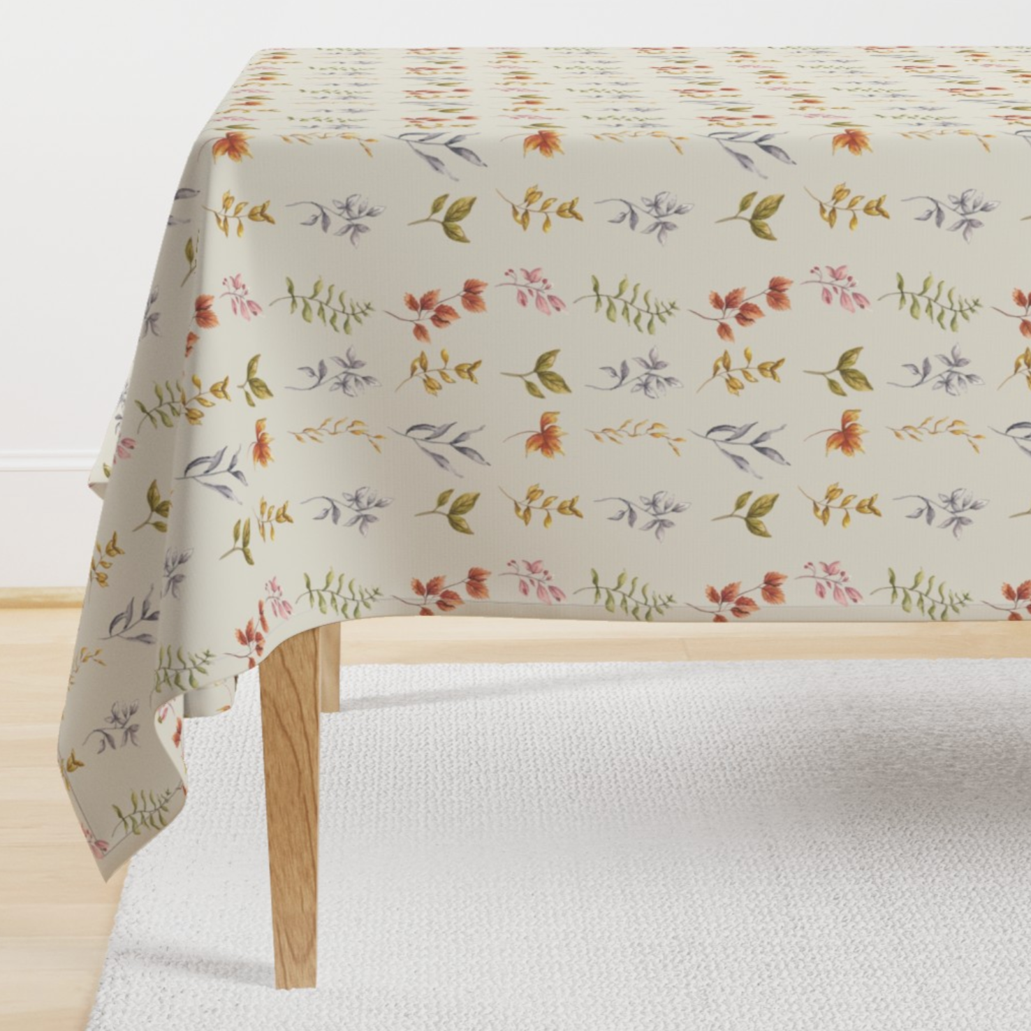 Vibrant Sprigs Tablecloth