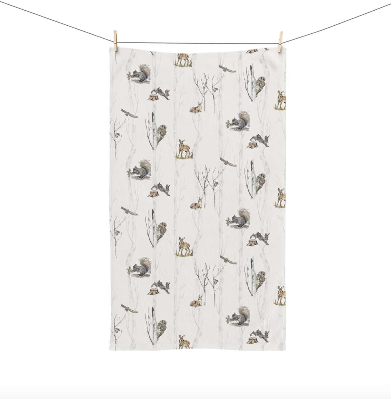Forest Friends: Full Animal Bath Towels