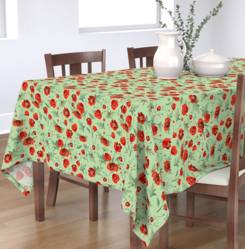 Peonies Table Cloth