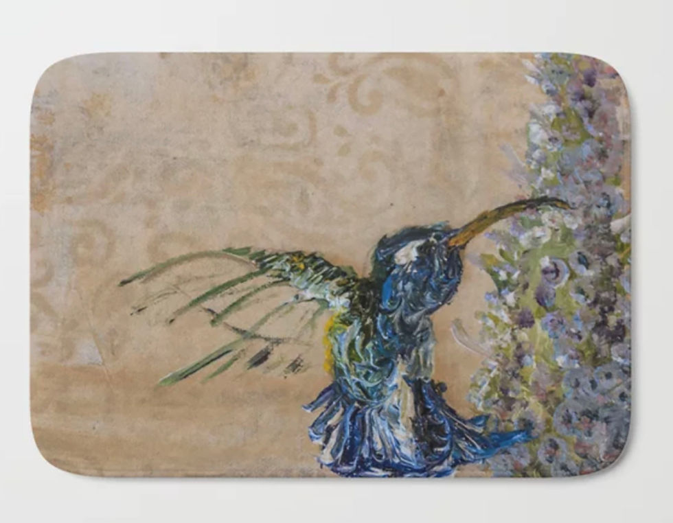 Thumbnail: Hummingbird Bath Mat