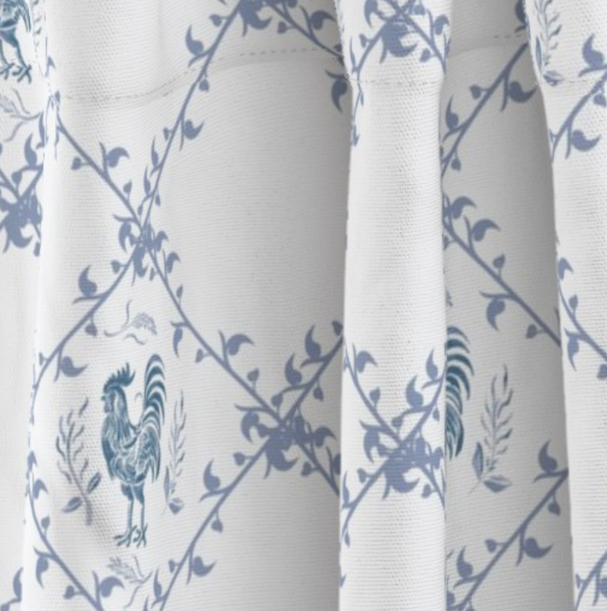 Thumbnail: Folk Rooster Curtain Panel