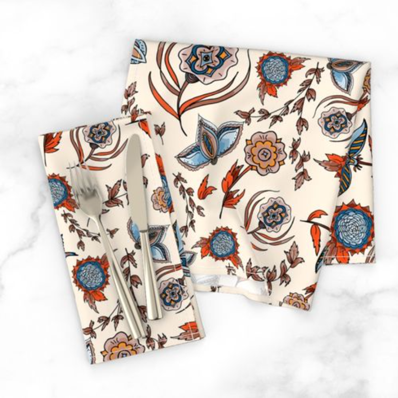Thumbnail: Indian Hummingbirds Napkins