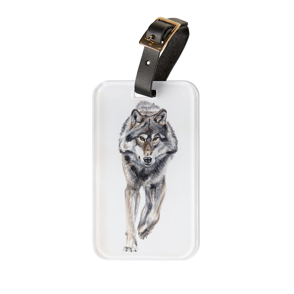 Thumbnail: Wolf Luggage Tag