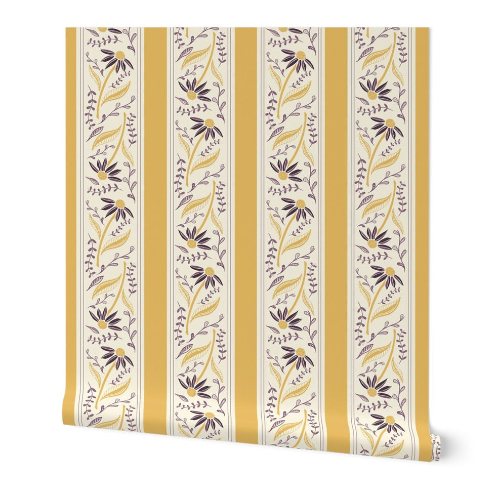 Thumbnail: Climbing Coneflowers Wallpaper