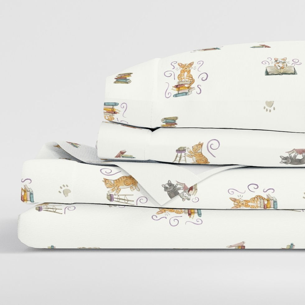 Thumbnail: Library Cats Sheets