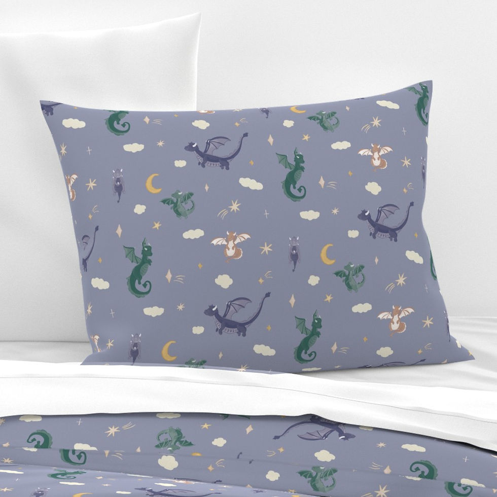 Thumbnail: Fantasy Dragons Pillow