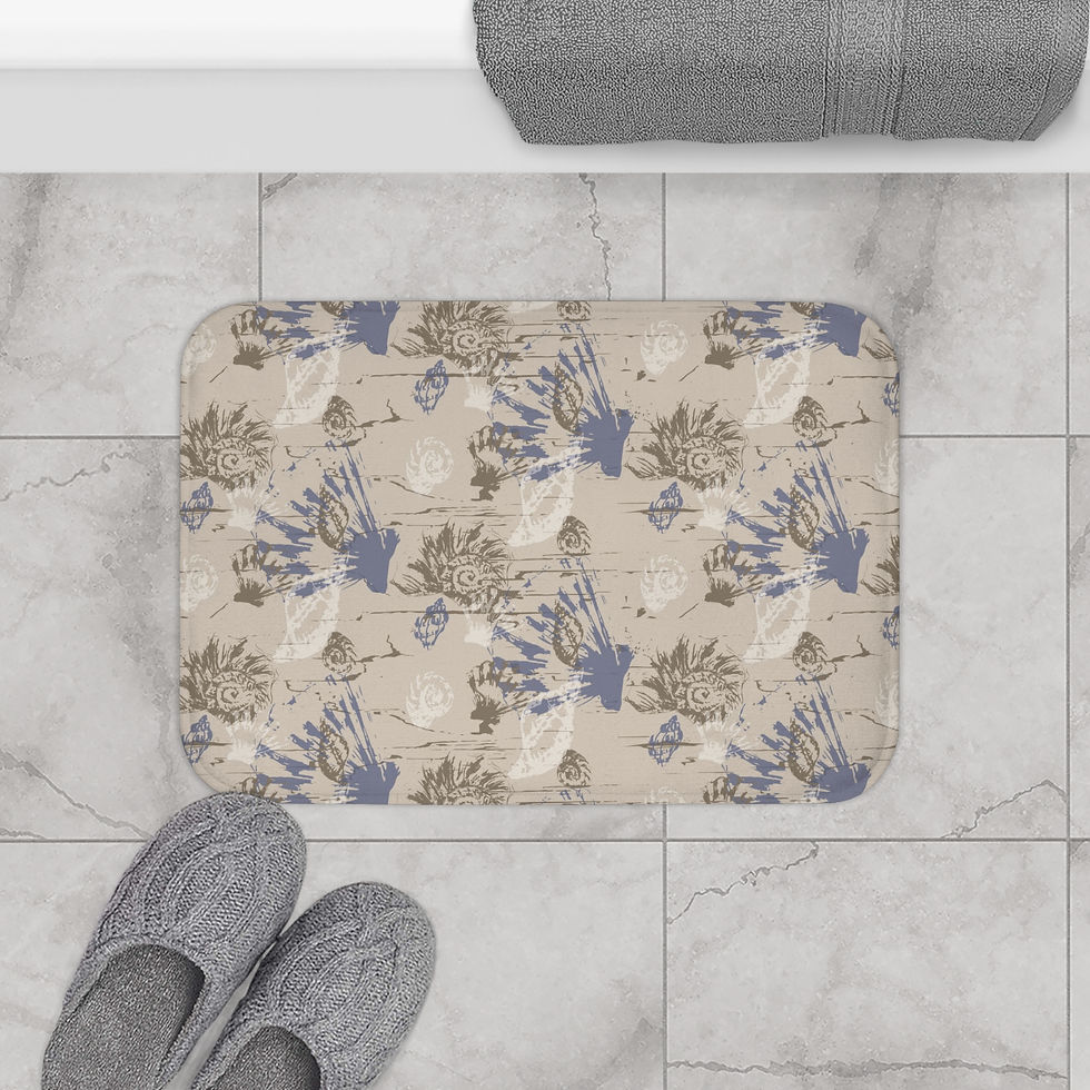 Thumbnail: Seashells by the Shore Bath Mat