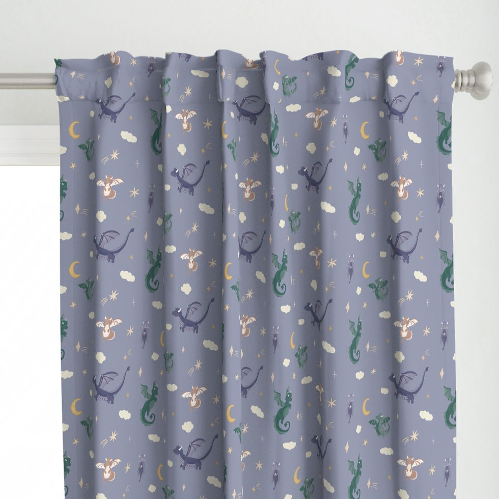 Thumbnail: Fantasy Dragons Curtains