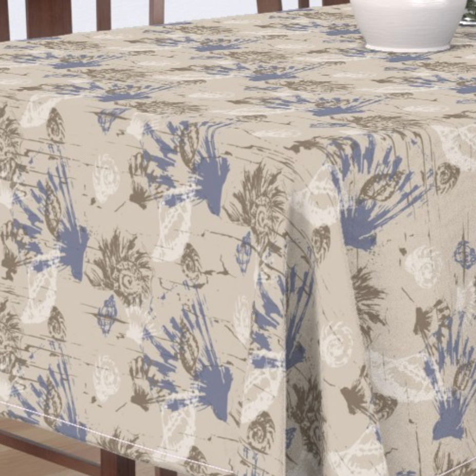 Thumbnail: Seashells by the Shore Tablecloth