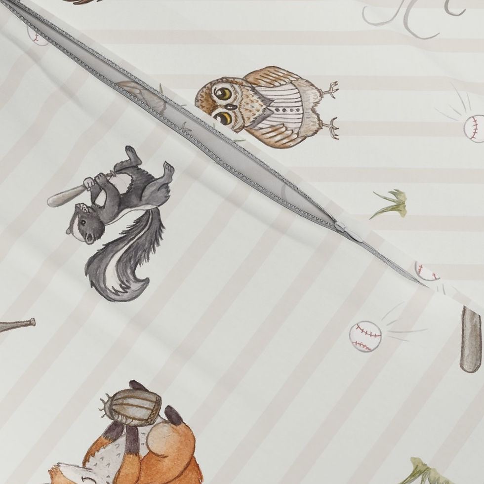 Thumbnail: Animal Baseball Team Duvet