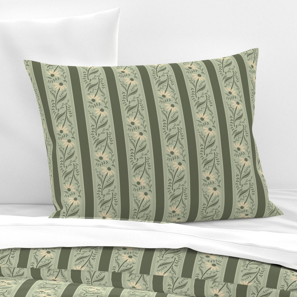 Thumbnail: Climbing Coneflowers Pillow