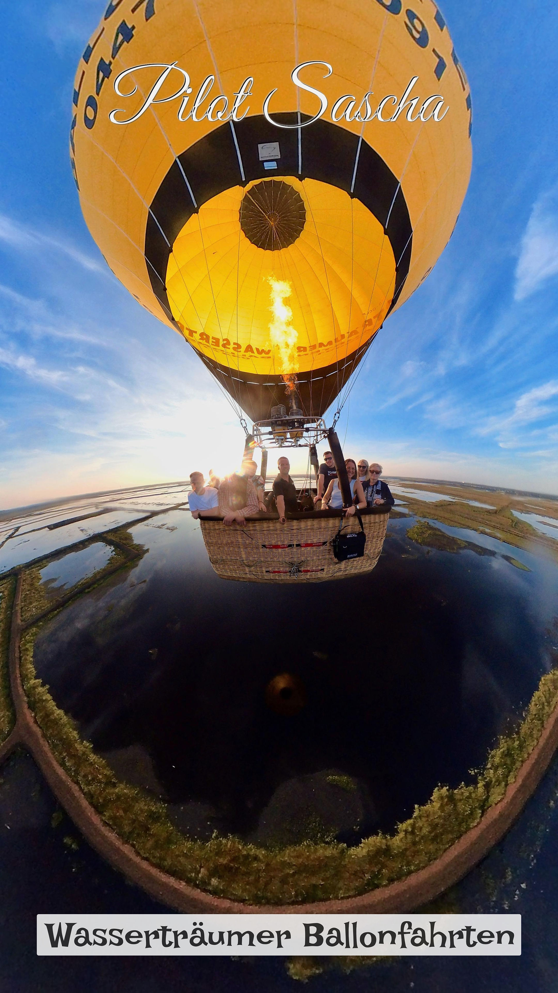Ballon überm Moor